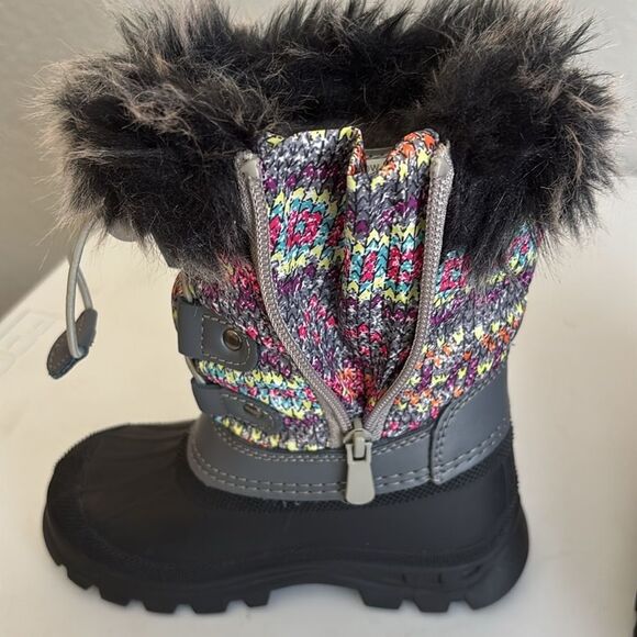 Dream Pairs Kids Waterproof Snow Boots Size 9T - Picture 10 of 12